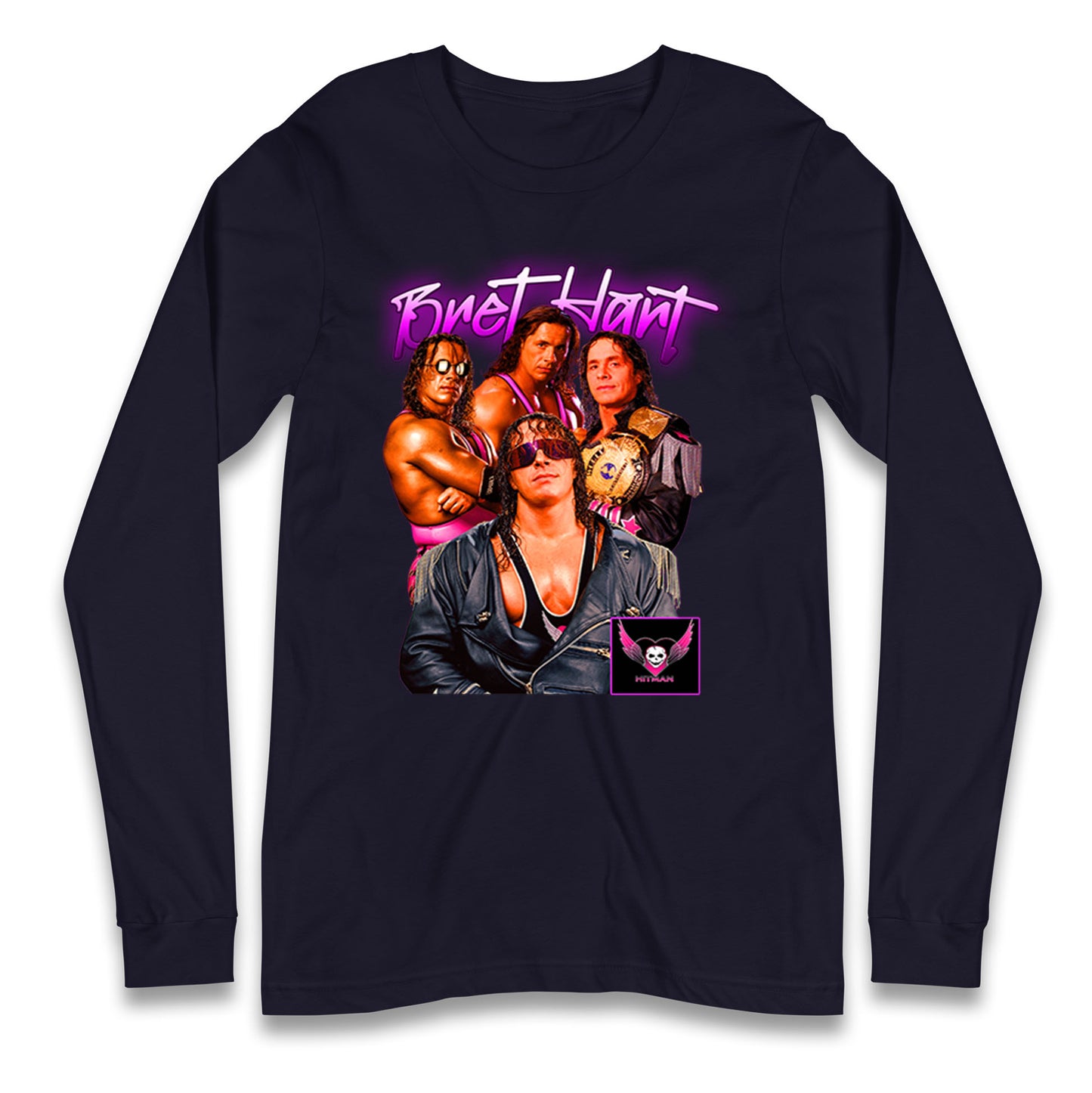Bret Hart Bootleg Long Sleeve T Shirt
