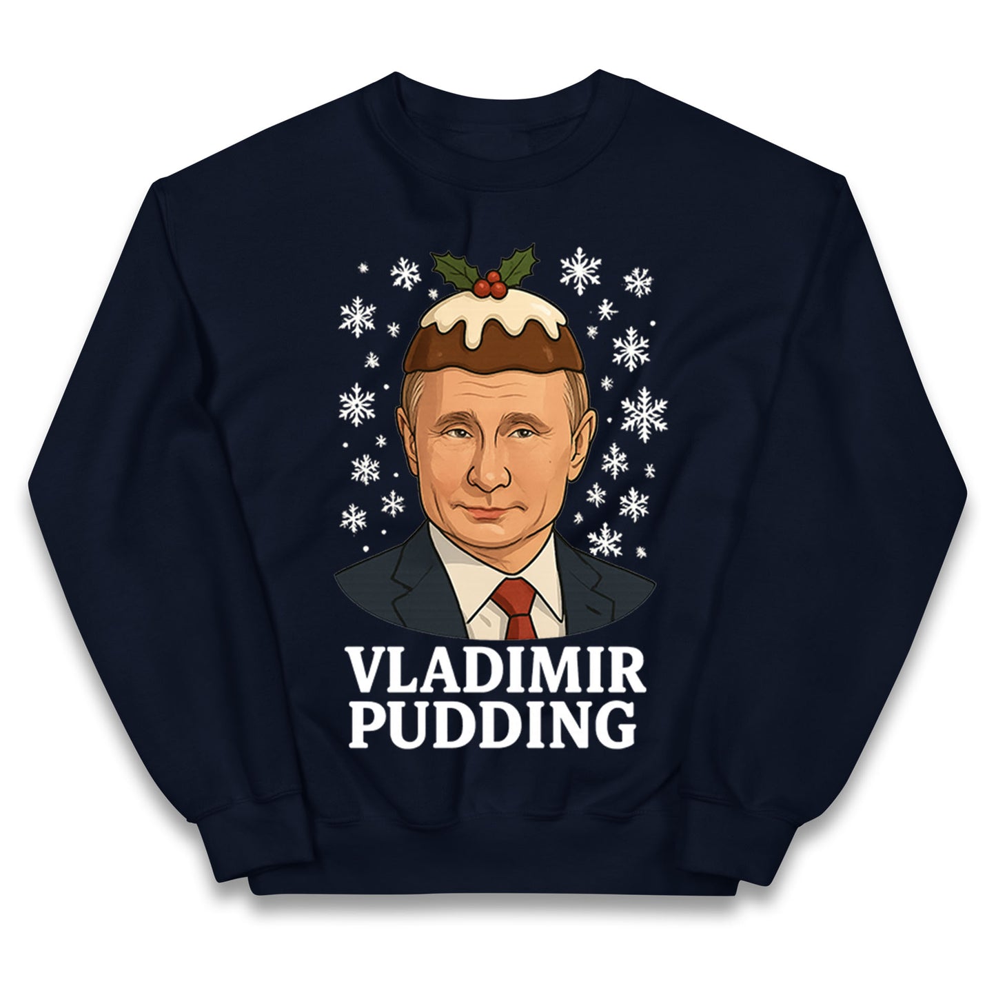 Vladimir Putin Christmas Kids Jumper