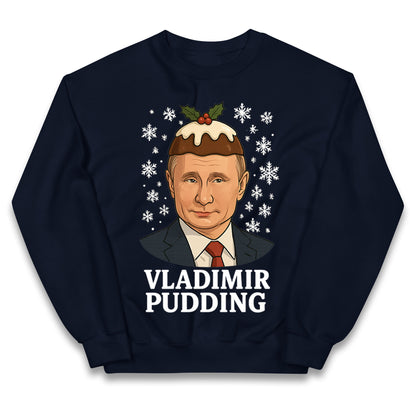 Vladimir Putin Christmas Kids Jumper