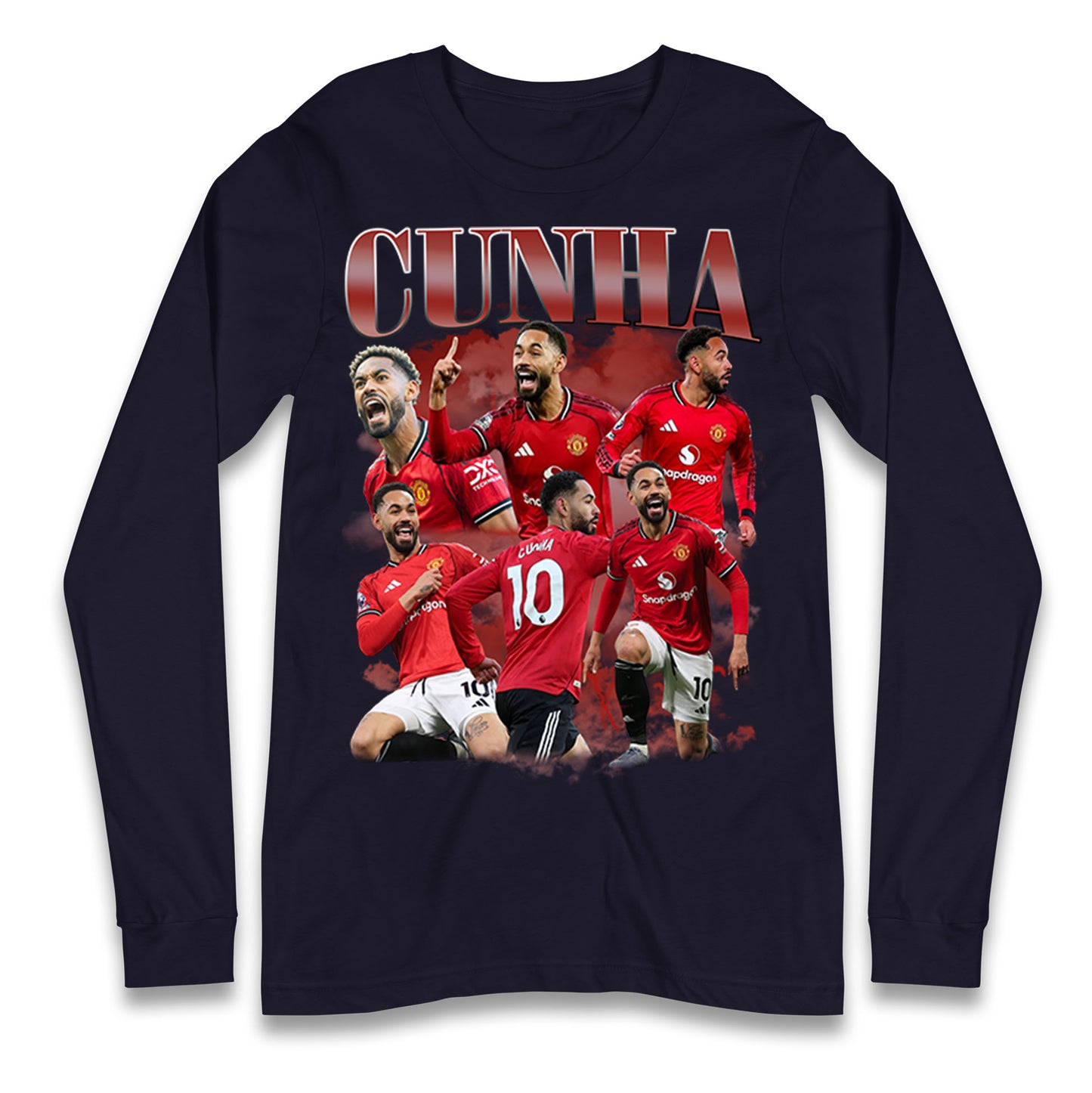 Matheus Cunha Manchester United Longsleeve T Shirt