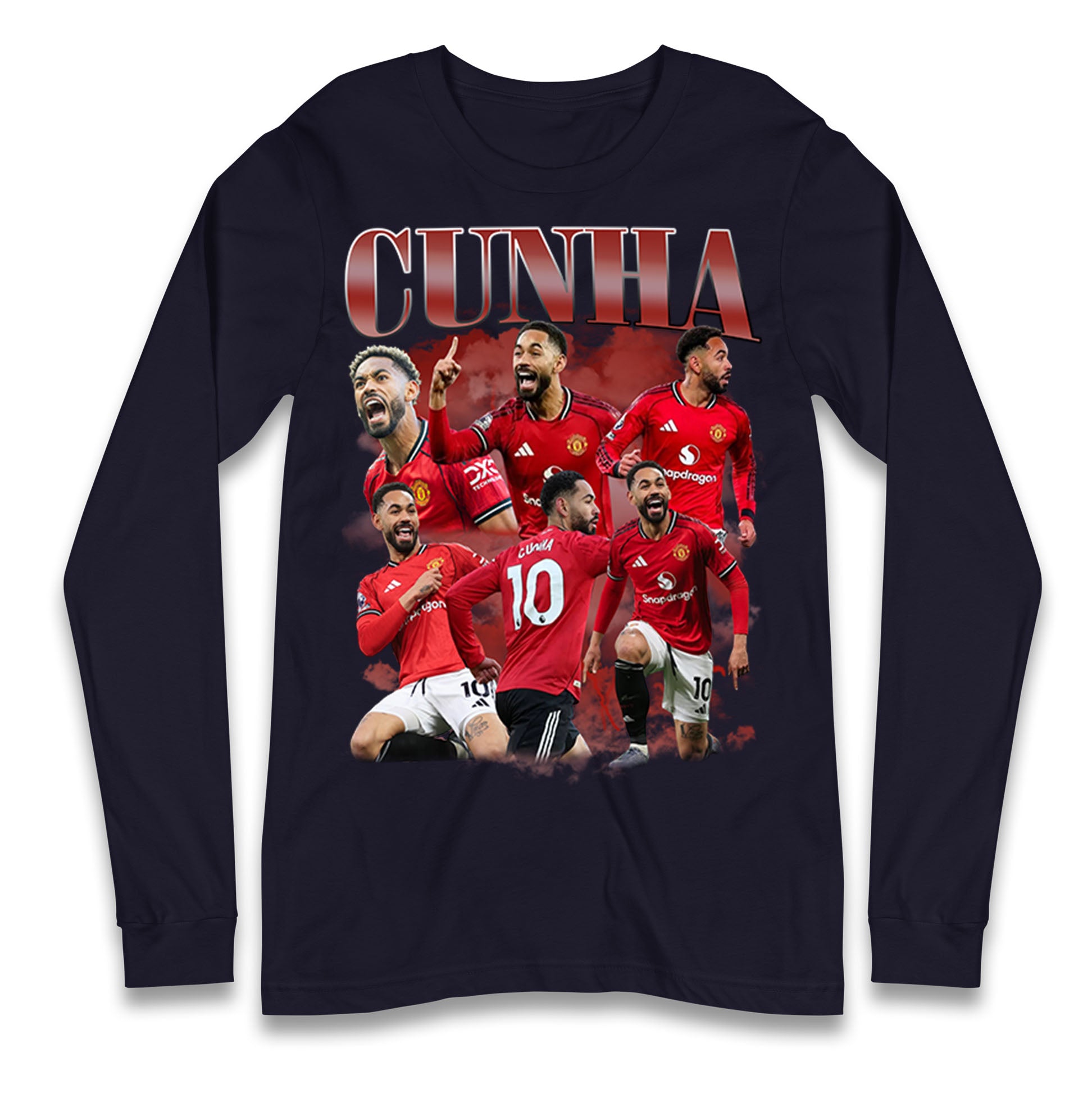 Matheus Cunha Manchester United Longsleeve T Shirt