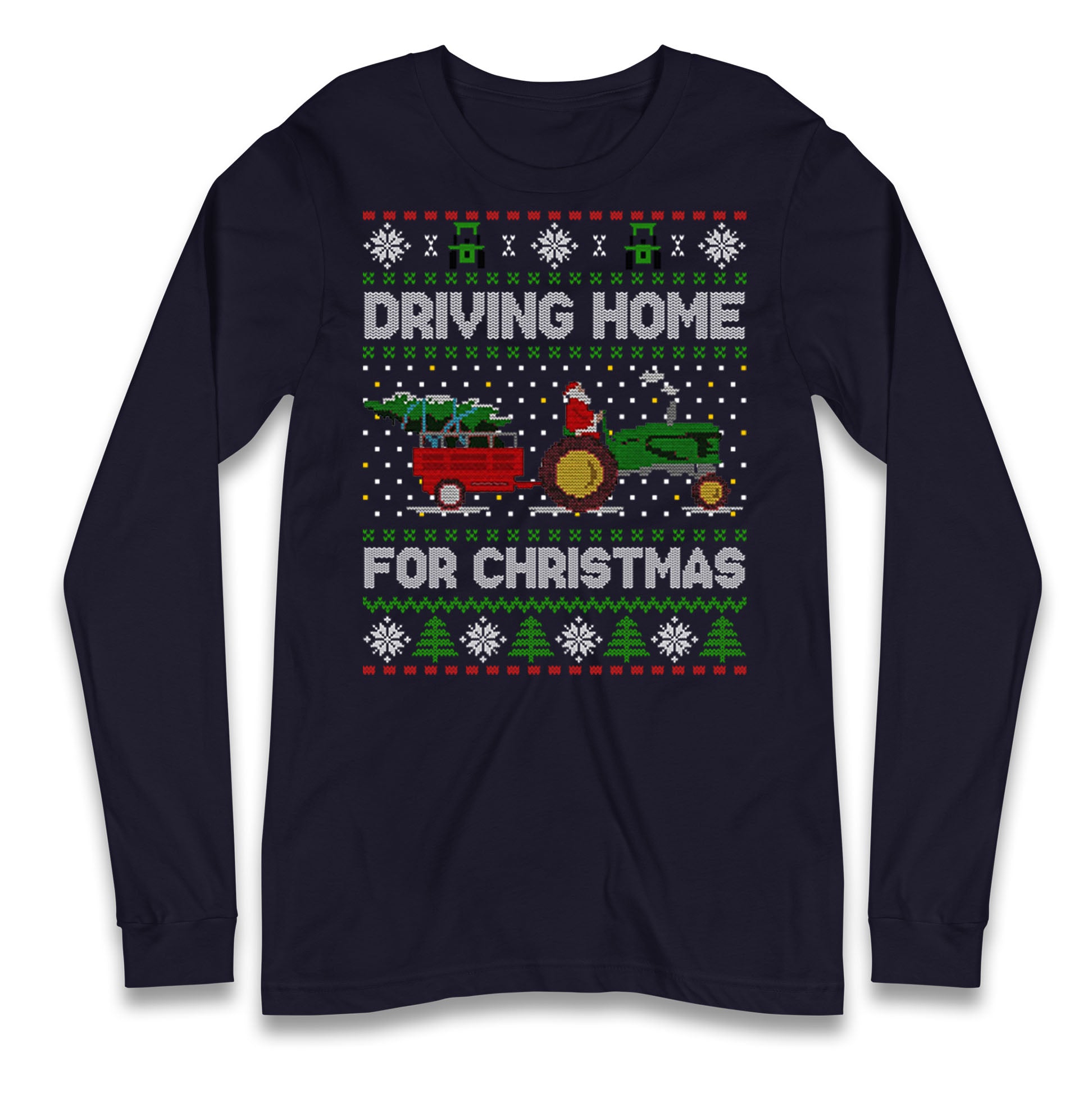 John Deere Christmas Longsleeve T Shirt 