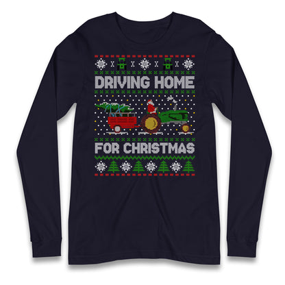 John Deere Christmas Longsleeve T Shirt 