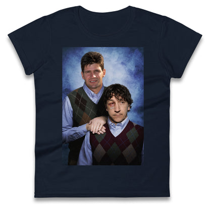 Brian Laws Ivano Bonetti Grimsby Town Step Brothers Ladies T Shirt