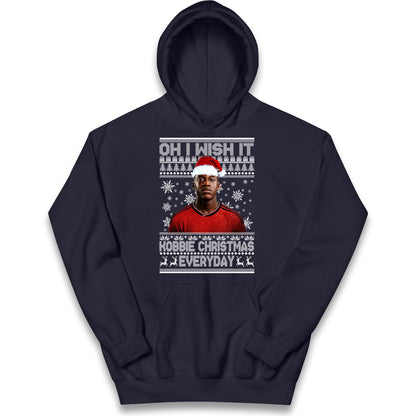 Kobbie Mainoo Christmas Kids Hoodie