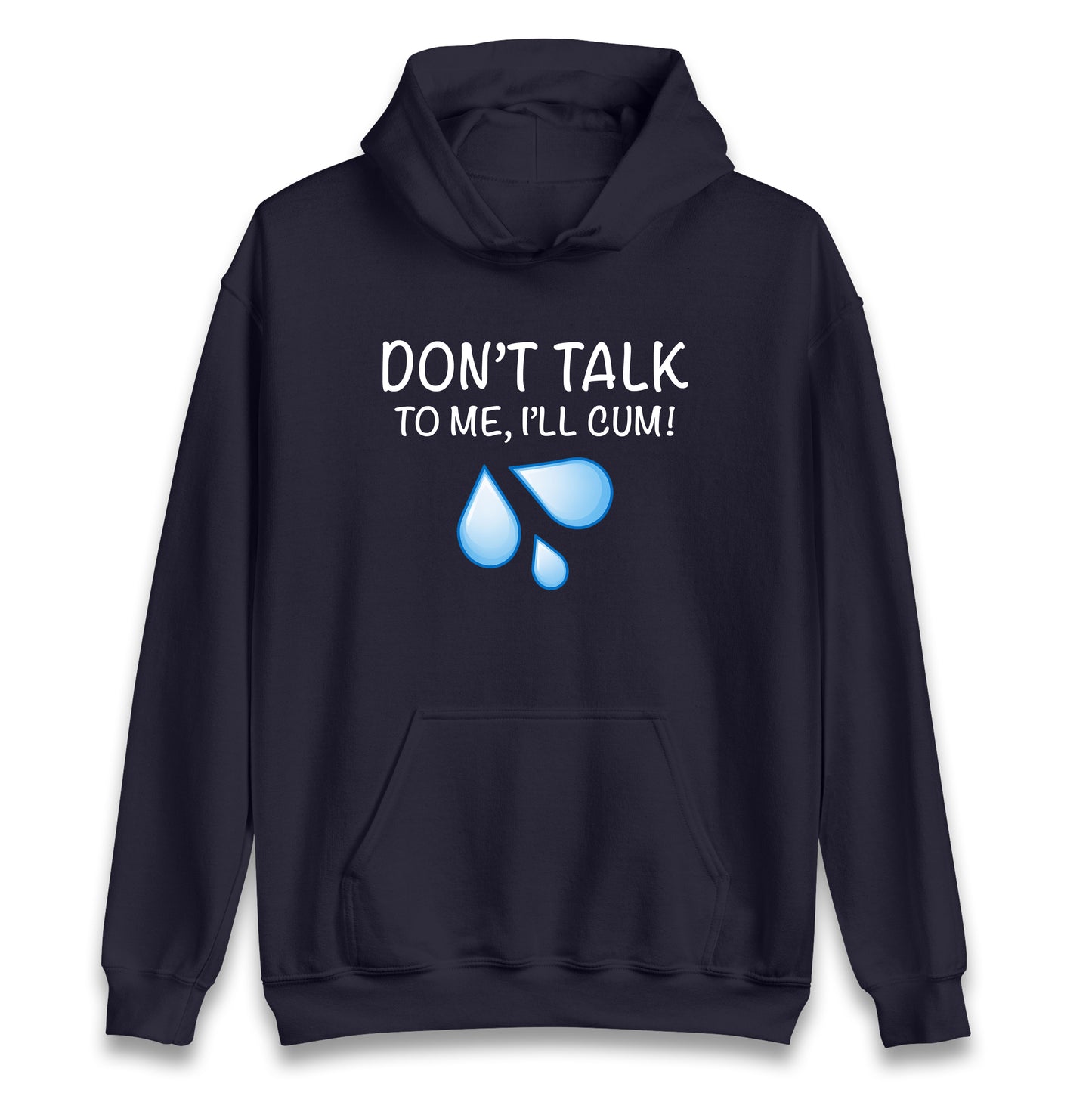 Don't Talk To Me I'll Cum Hoodie