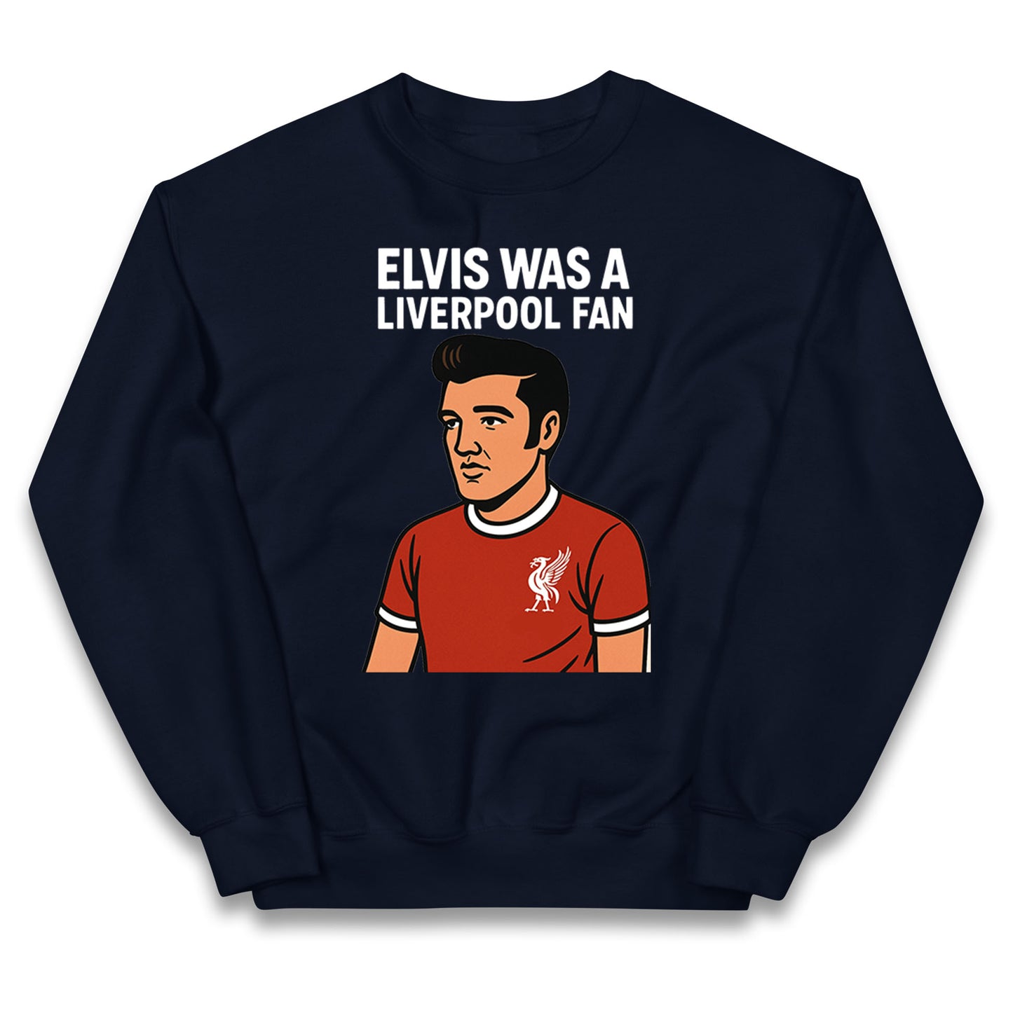 Elvis Presley Liverpool Football Kids Jumper