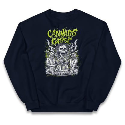 Cannabis Corpse Band Kids Jumper