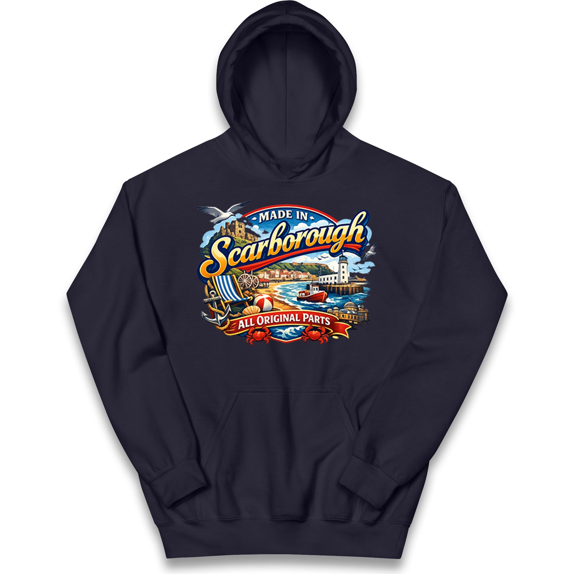 Made In Scarborough All Original Parts Kids Hoodie