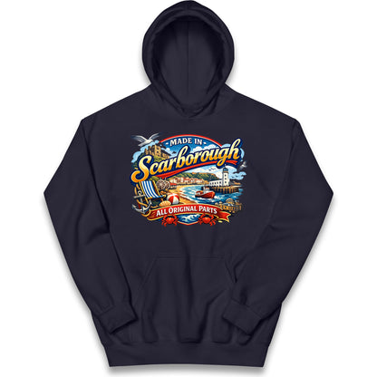 Made In Scarborough All Original Parts Kids Hoodie