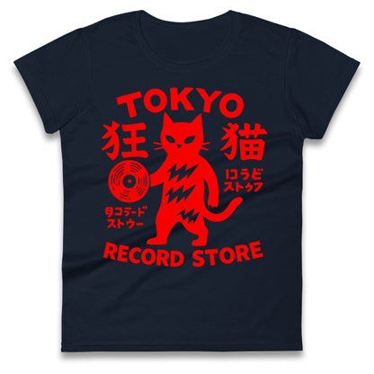 Tokyo Record Store Ladies T Shirt 