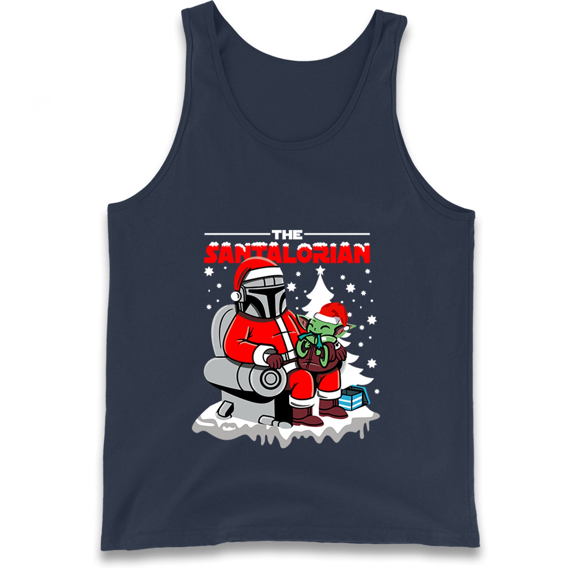 Mandalorian Christmas Tank Top
