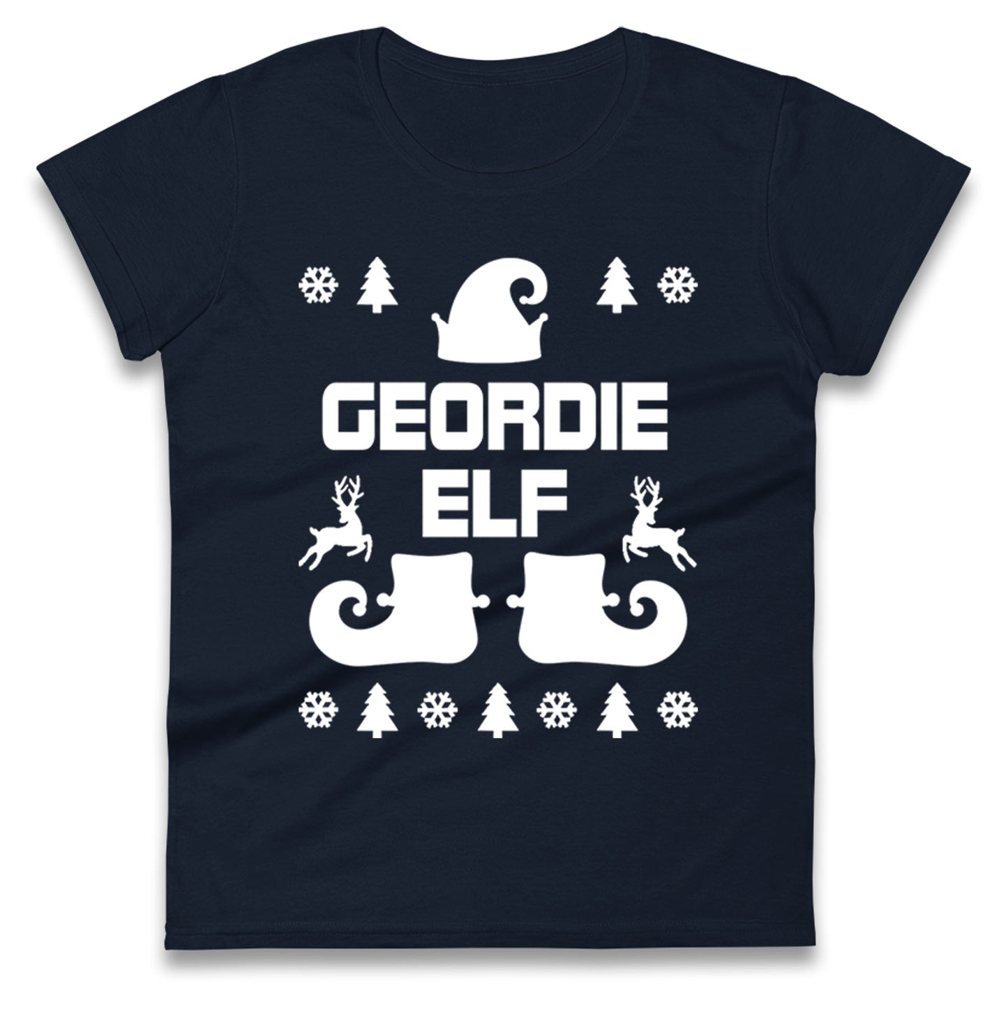 Geordie Christmas Ladies T Shirt