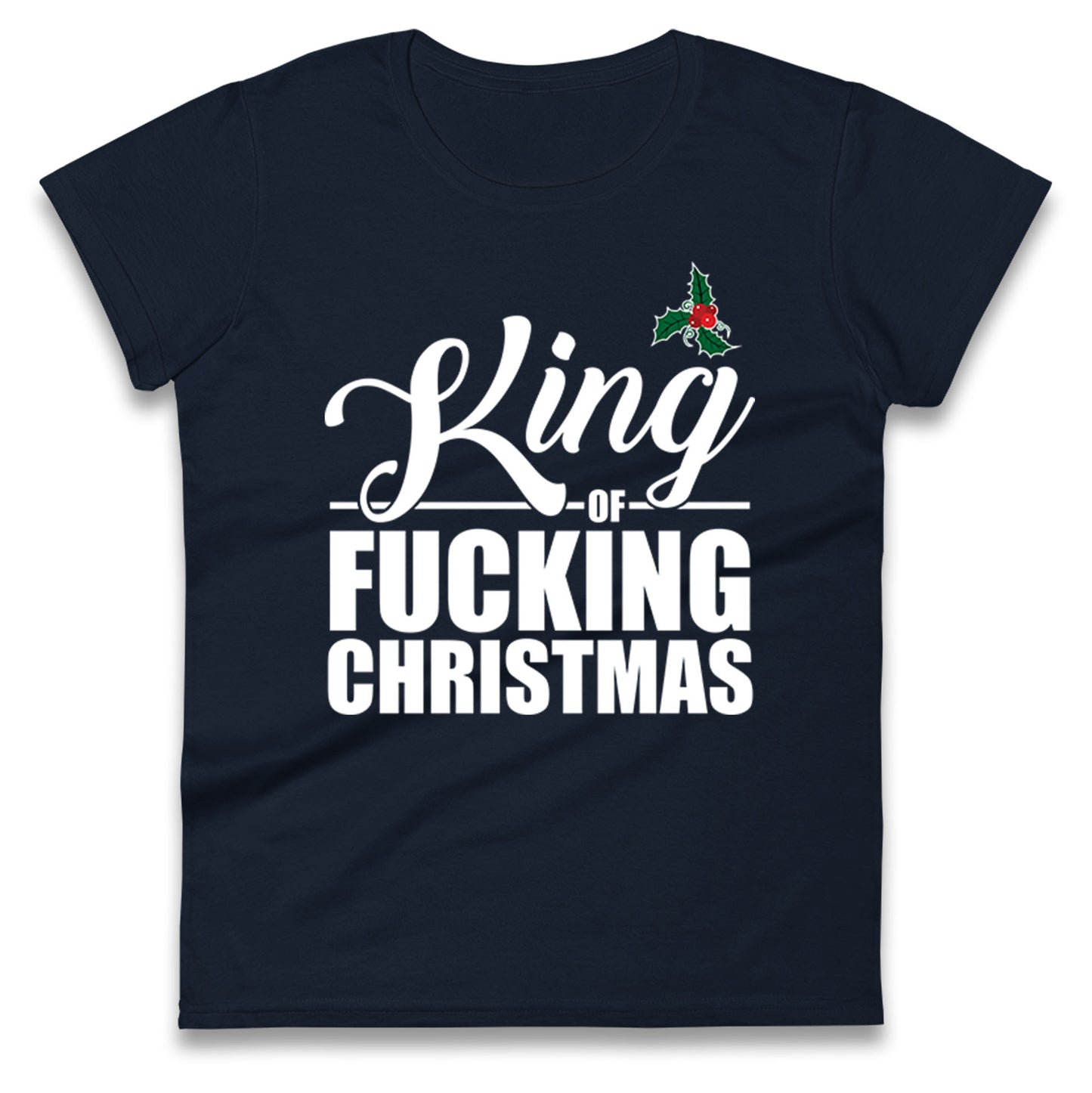 Naughty Christmas Ladies T Shirt