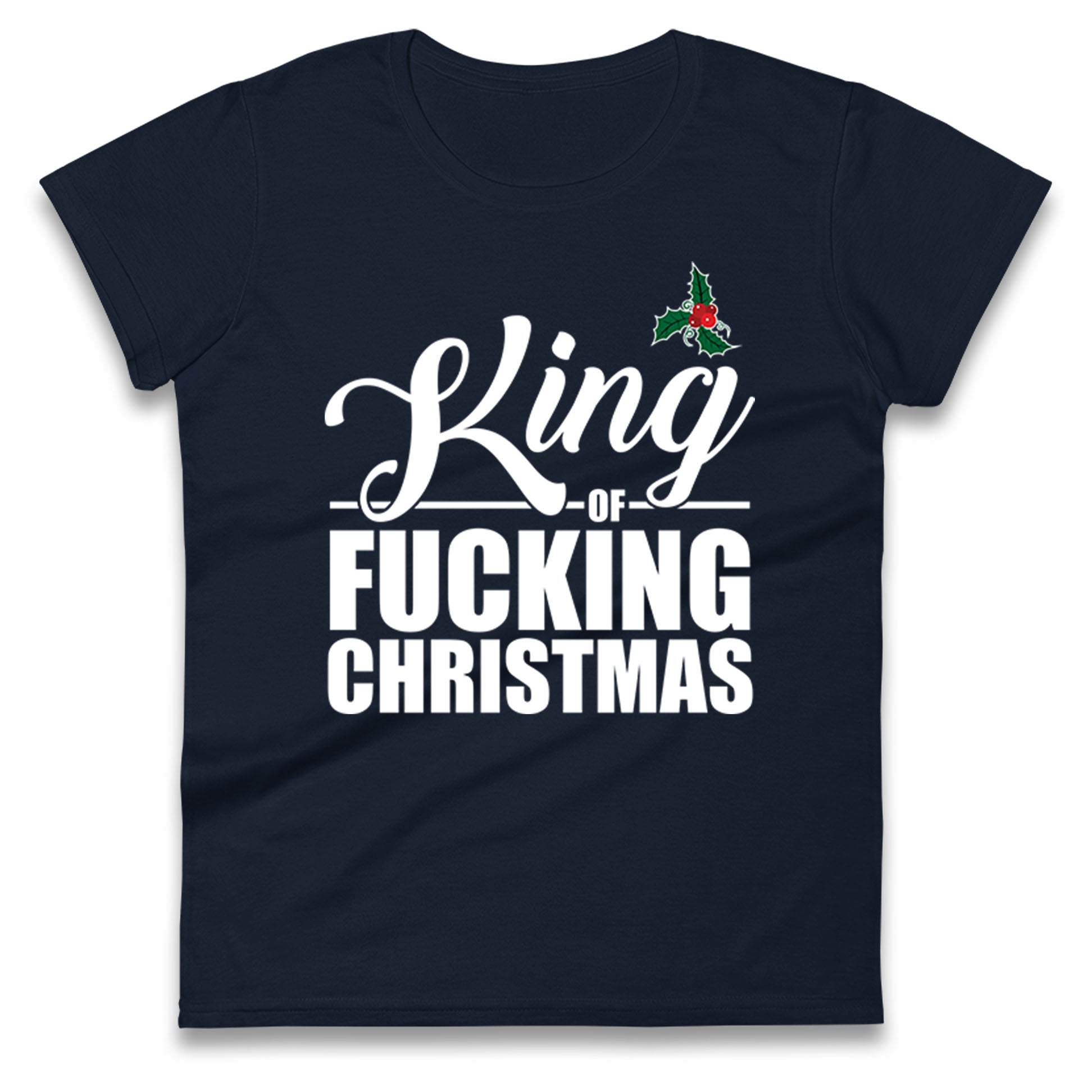 Naughty Christmas Ladies T Shirt