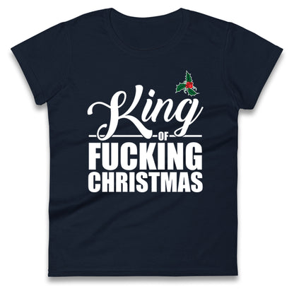 Naughty Christmas Ladies T Shirt