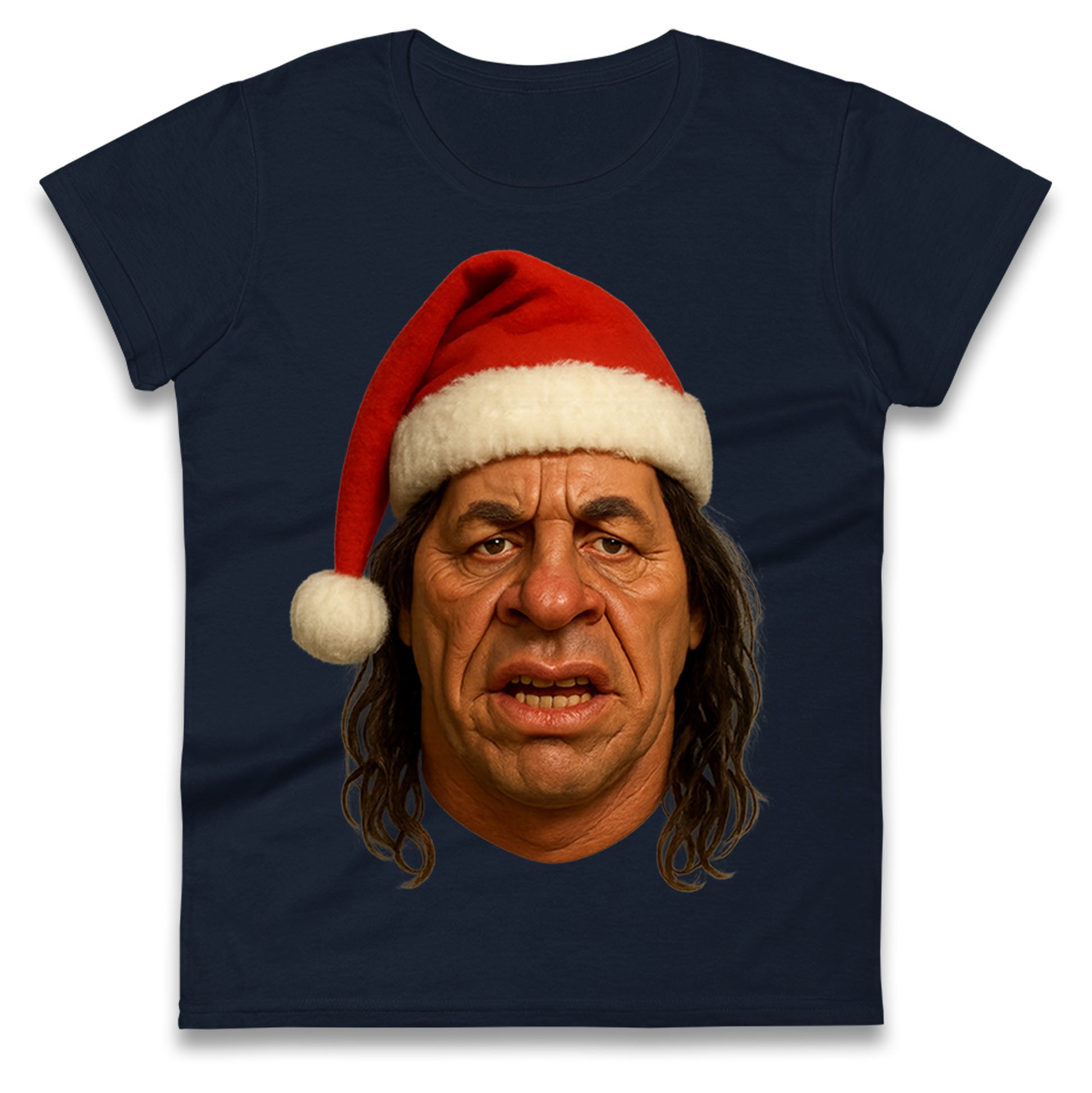 Bret Hart Christmas Ladies T Shirt