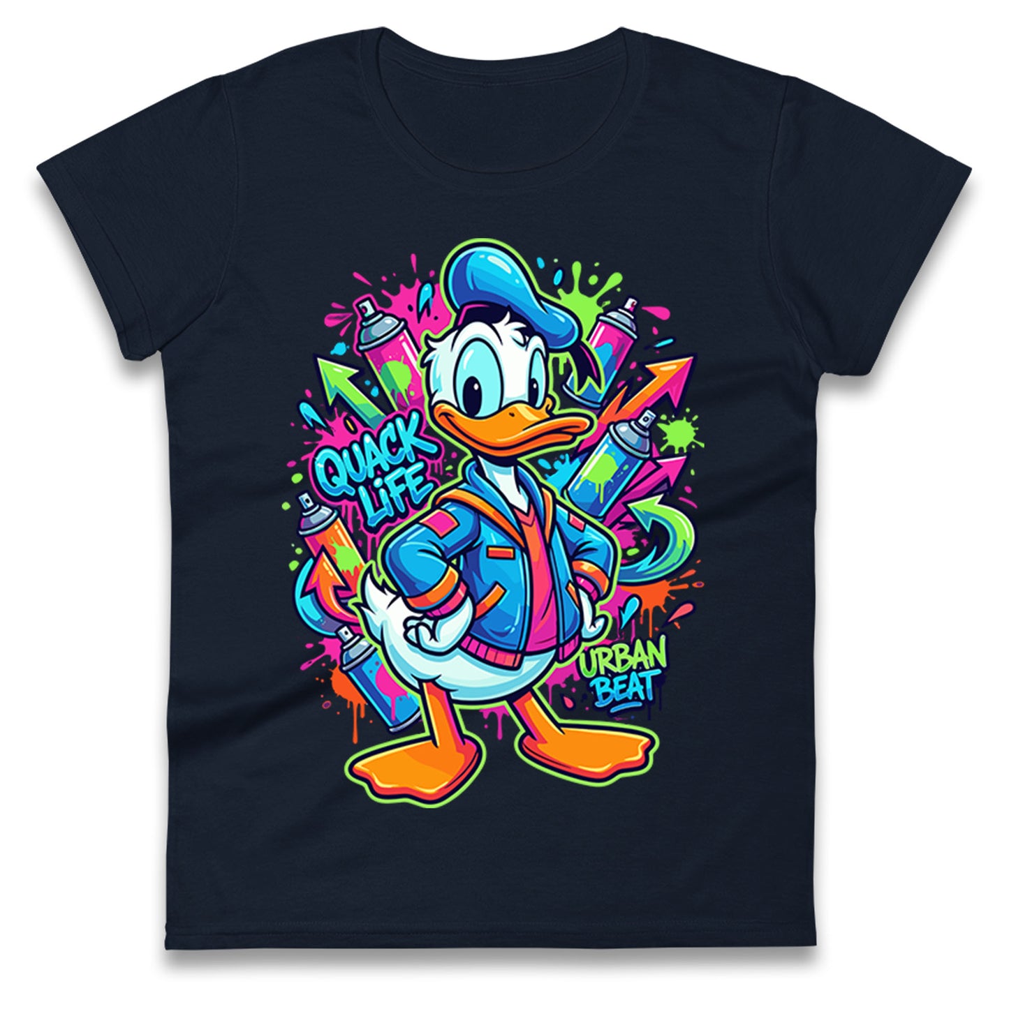 Donald Duck Ladies T Shirt