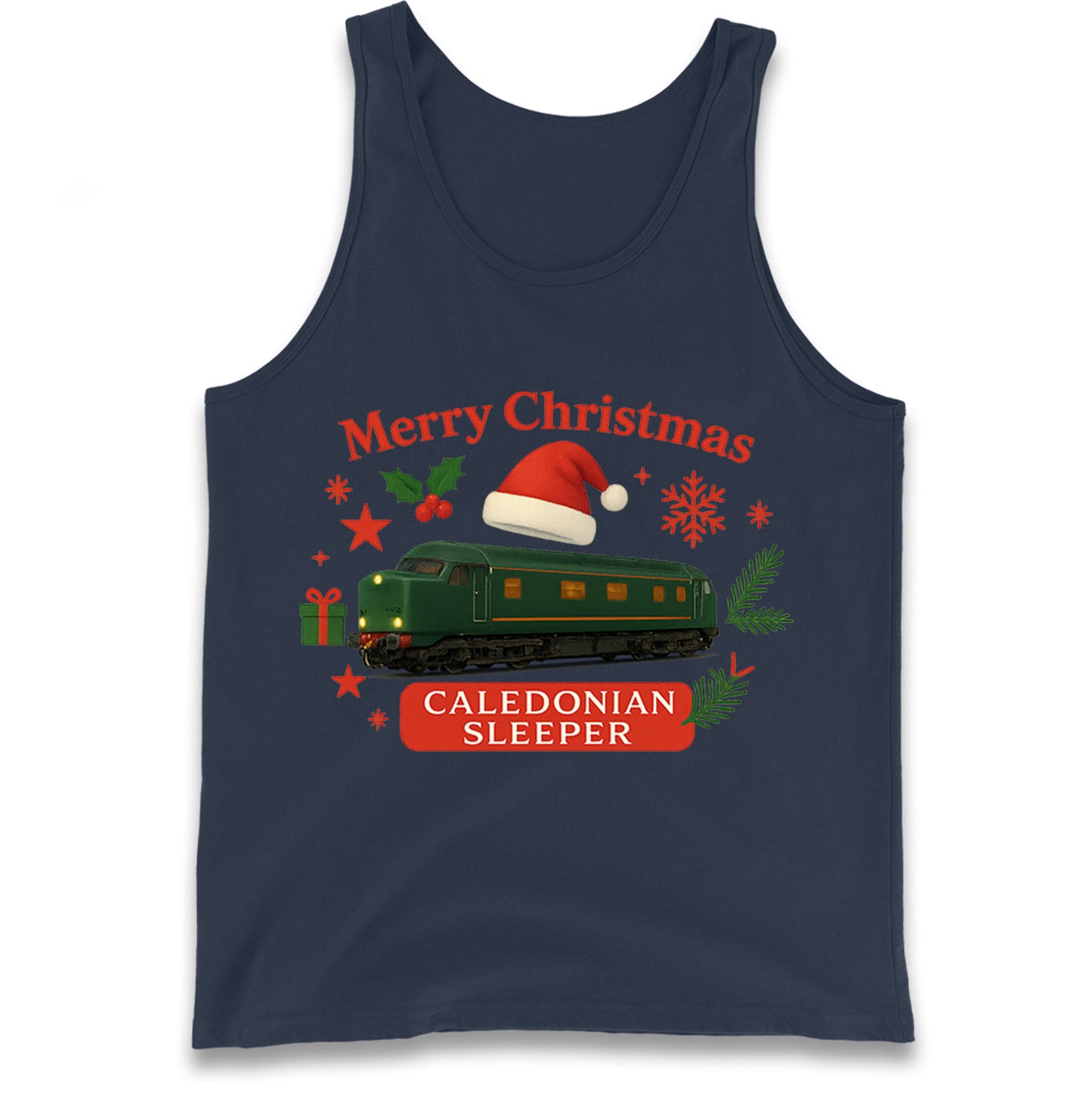 Caladonian Sleeper Christmas Tank Top