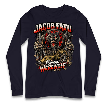 Jacob Fatu The Samoan Werewolf Long Sleeve Shirt