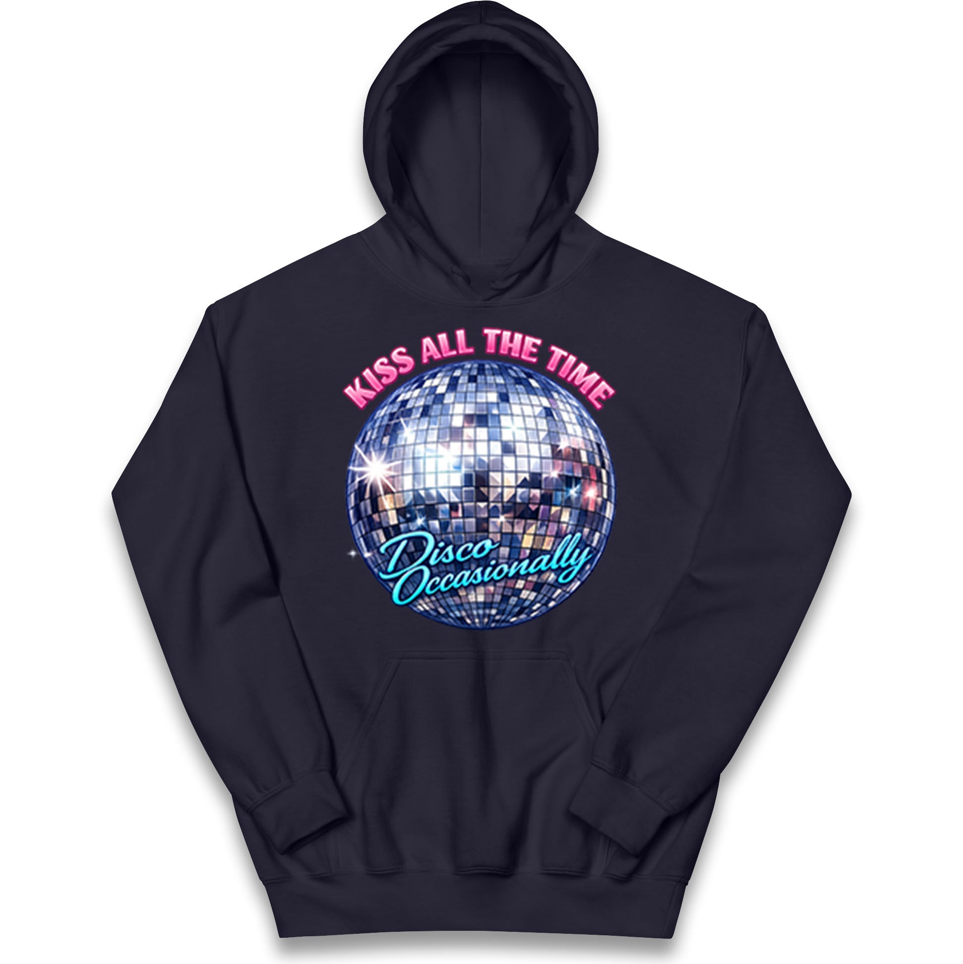 Kiss All The Time Disco Occasionally Kids Hoodie