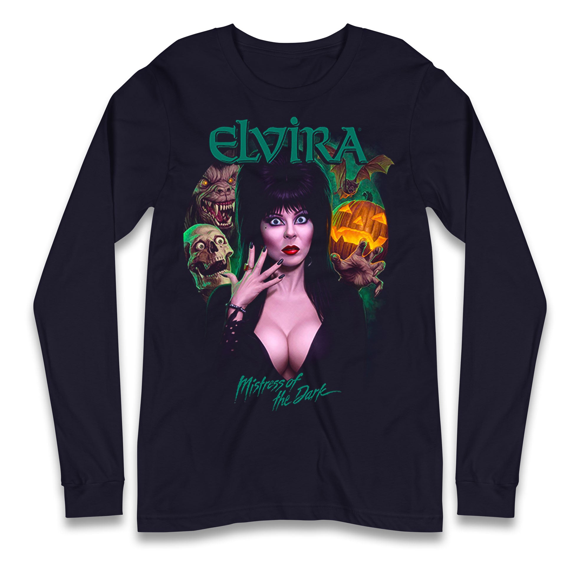 Elvira Mistress Of The Dark Longsleeve T Shirt