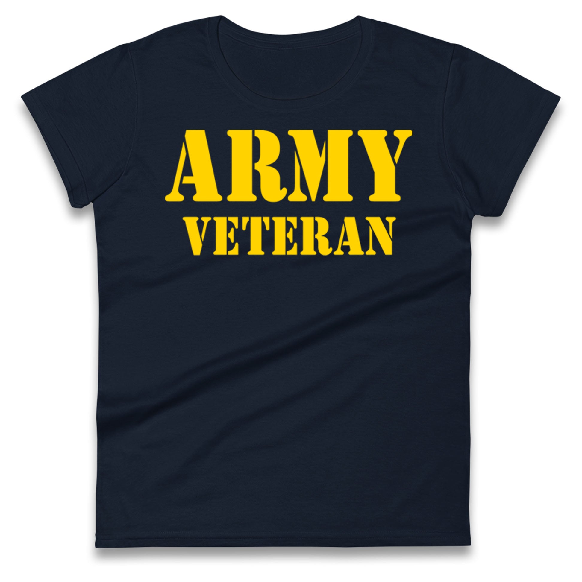 Army Veteran Ladies T Shirt