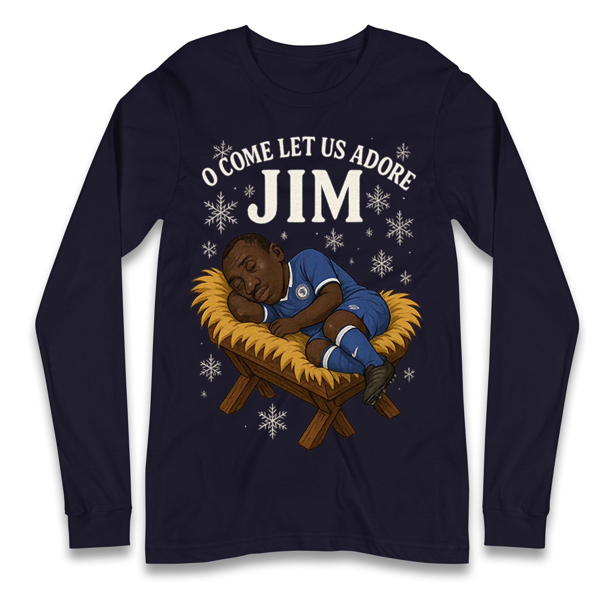 Retro Chelsea Christmas Longsleeve T Shirt 