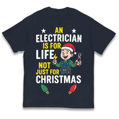 Electrician Christmas Kids T Shirt