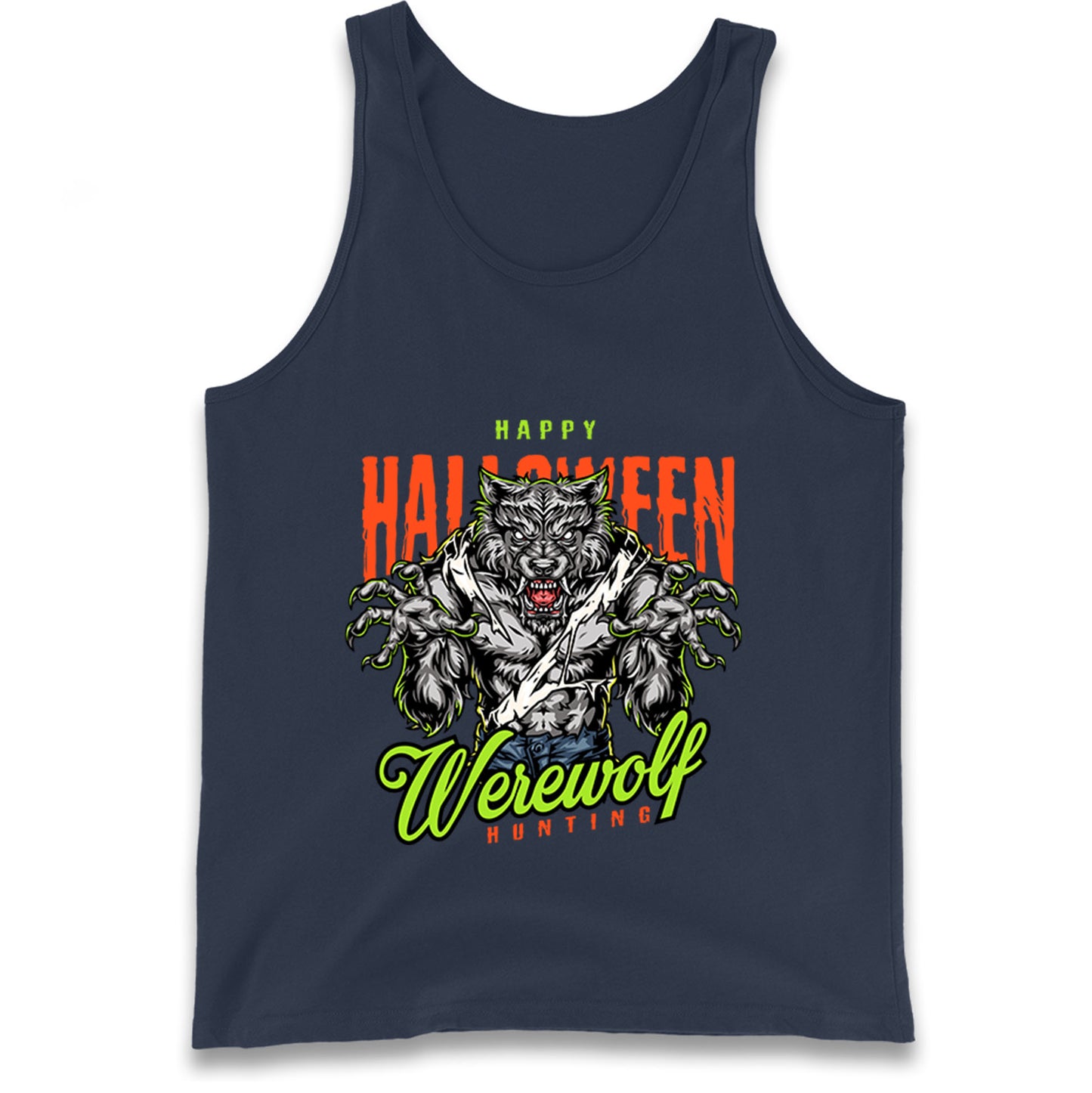 Halloween Werewolf Tank Top