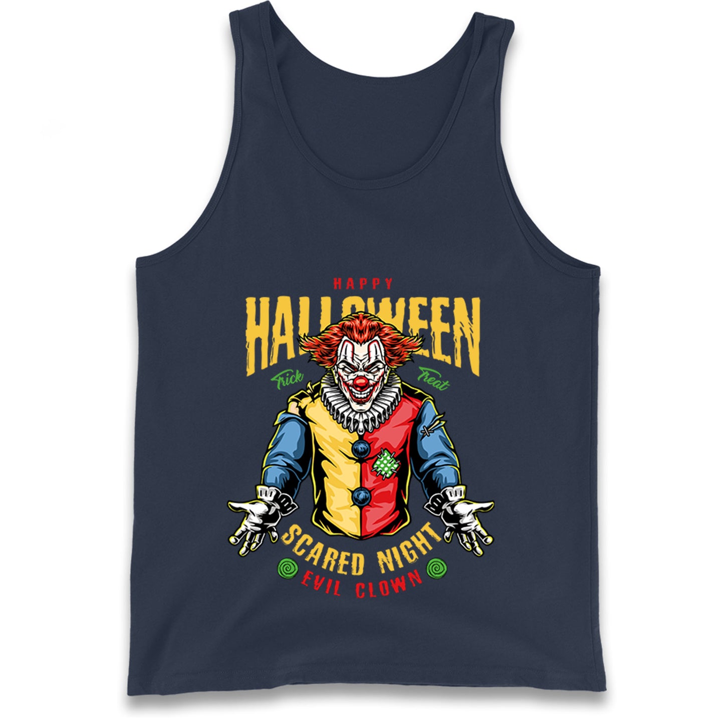 Halloween Clown Tank Top