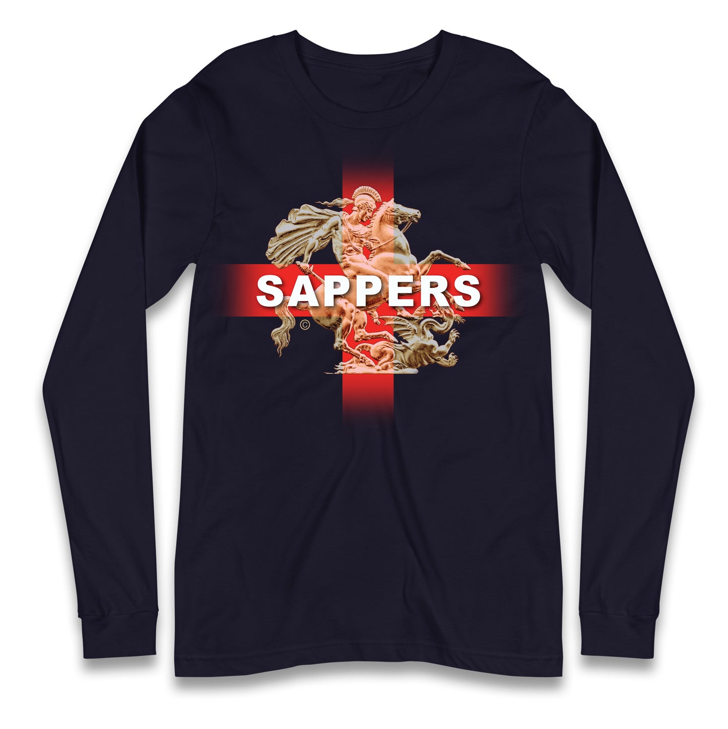 Royal Engineers Sappers England Longsleeve T Shirt