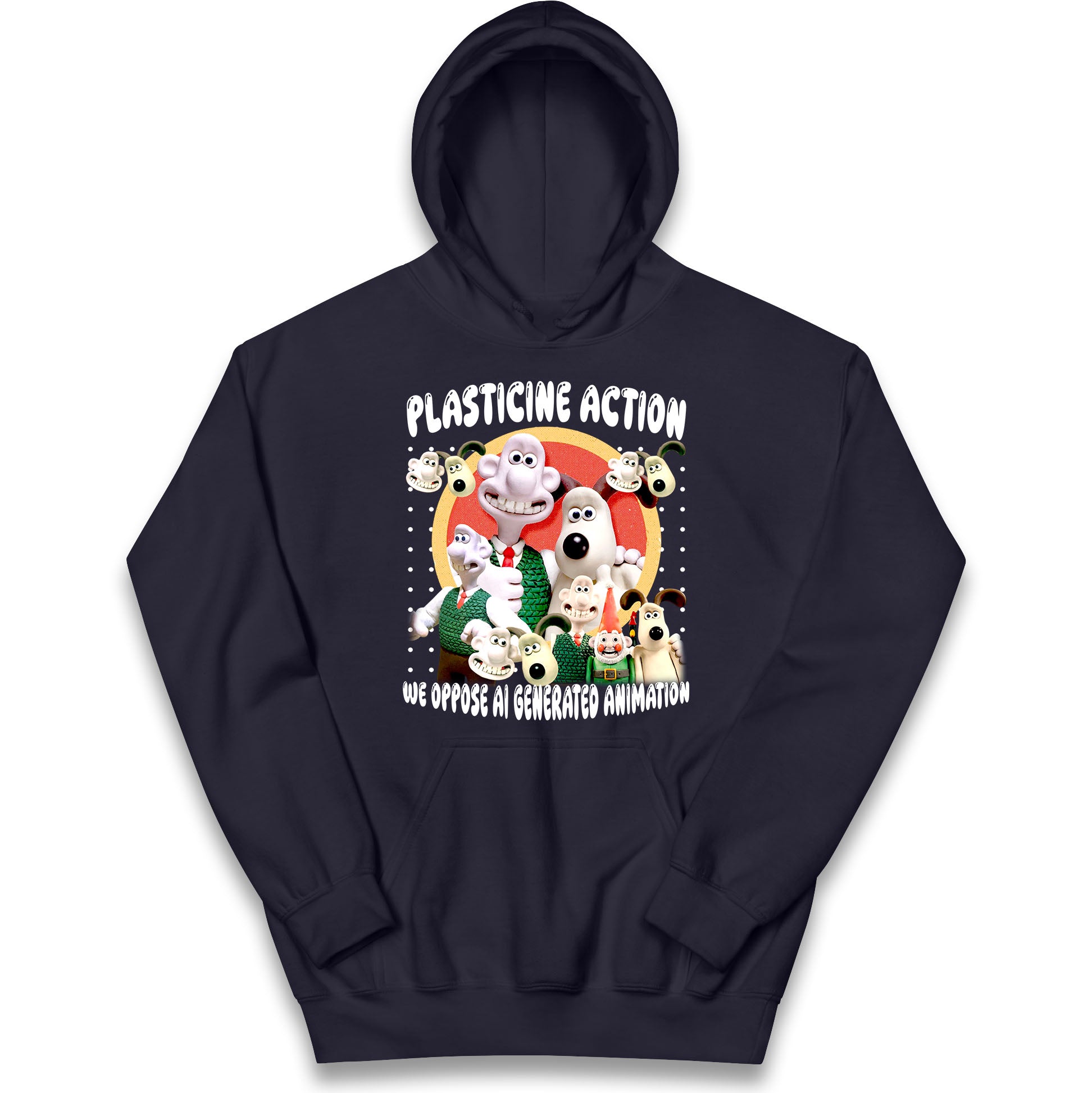 Plasticine Action Figure Kids Hoodie