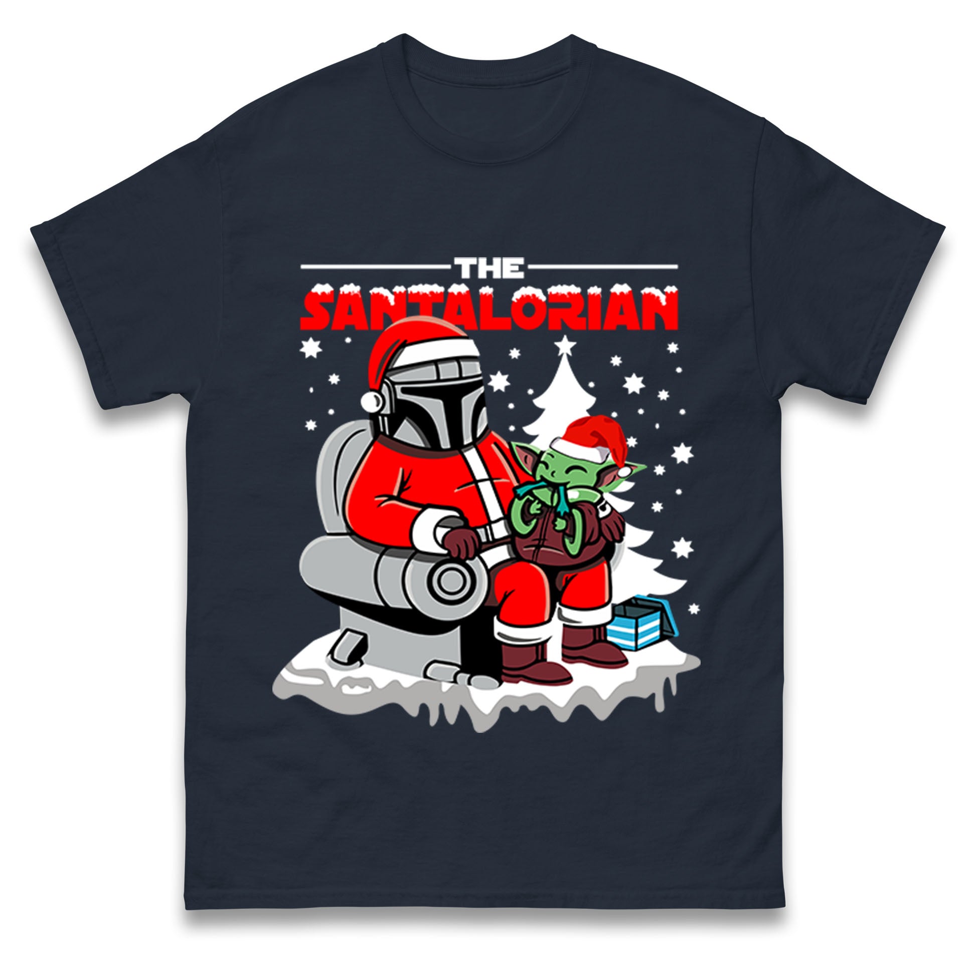 Mandalorian Christmas T Shirt