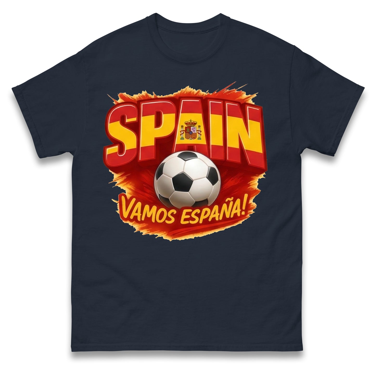 Spain Retro World Cup T Shirt