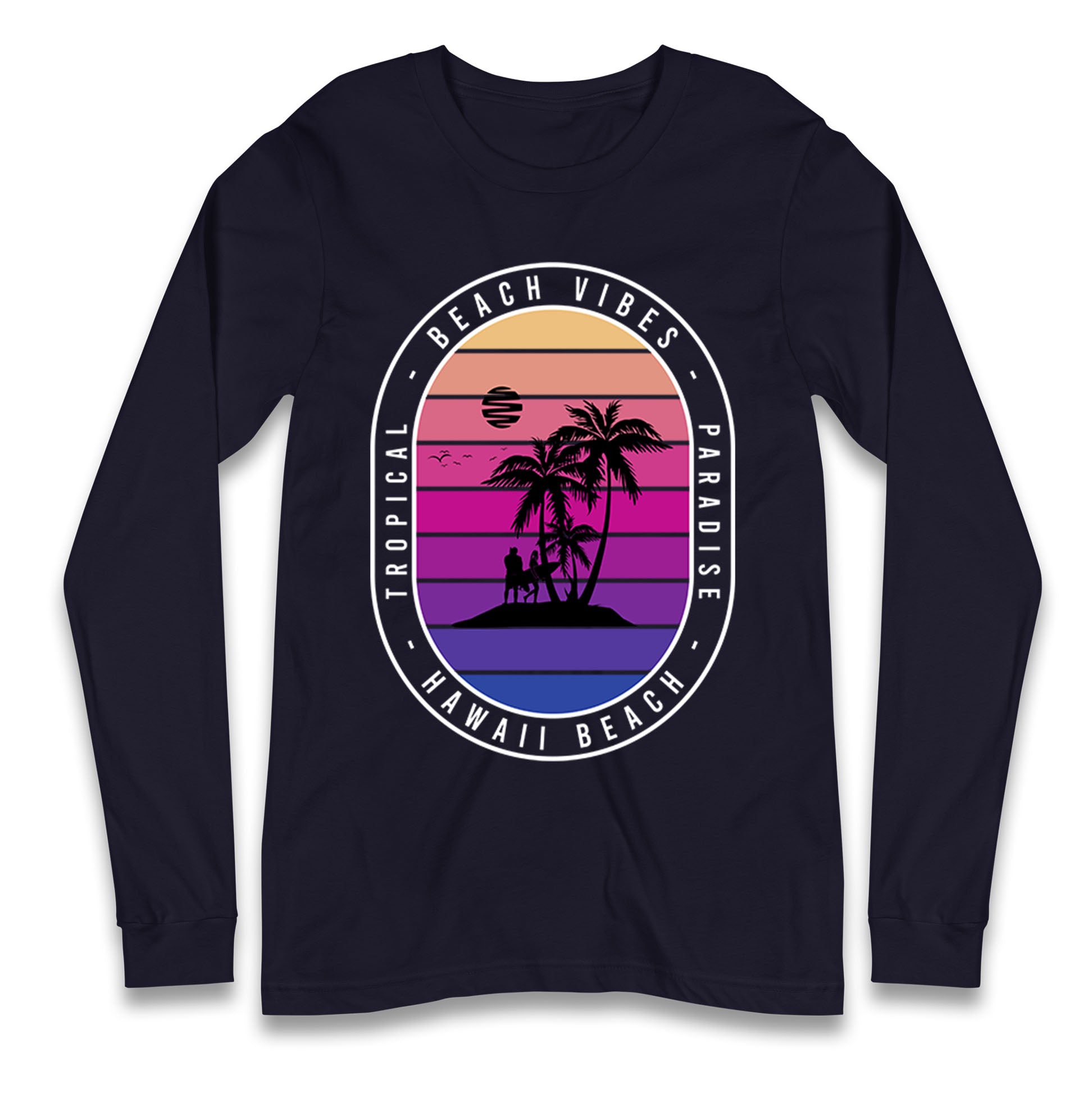 Hawaii Beach Longsleeve T Shirt