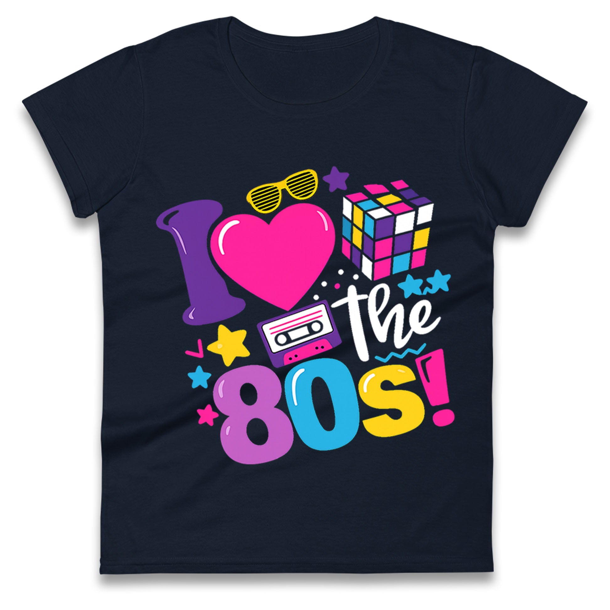I Love The 80's Ladies T Shirt 