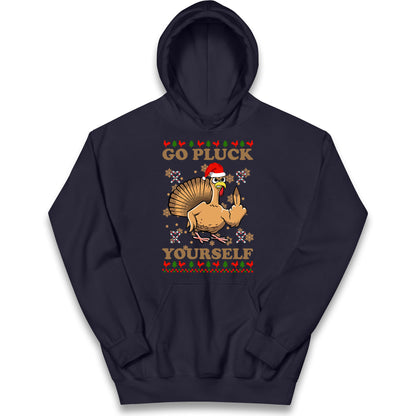 Christmas Go Pluck Yourself Funny Hoodie