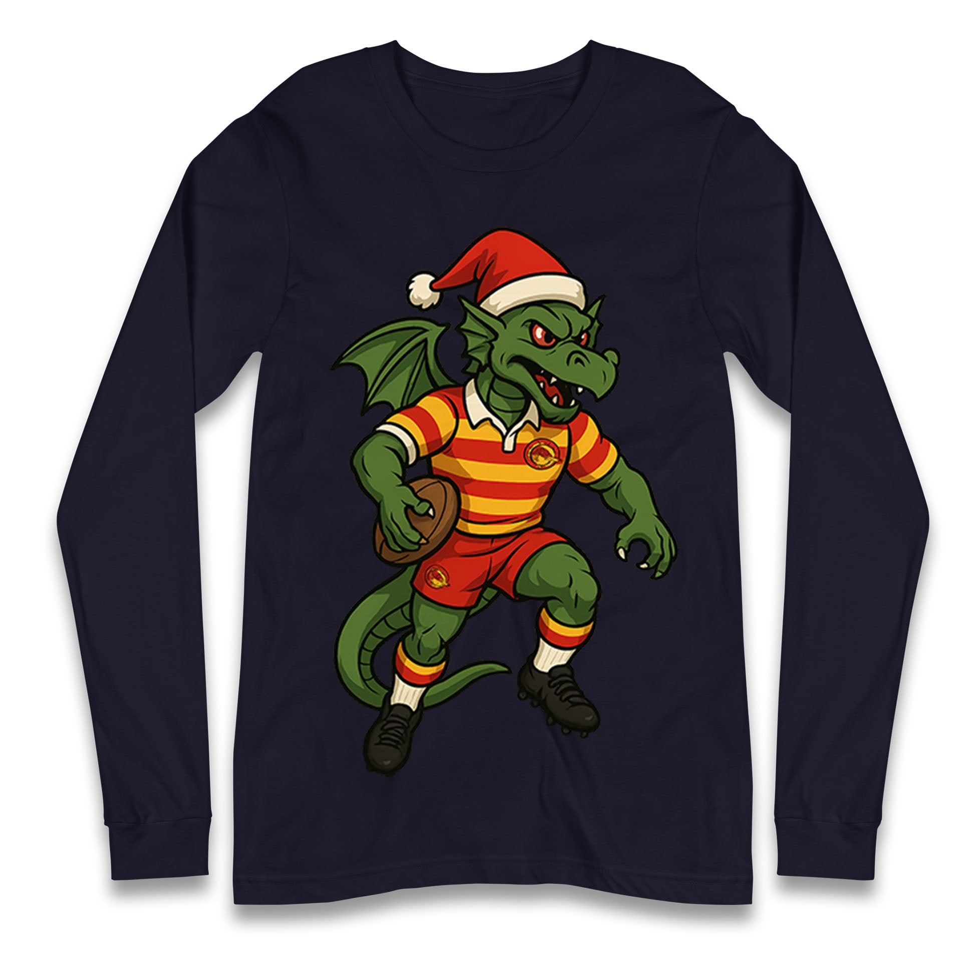 Catalans Dragons Christmas Longsleeve T Shirt