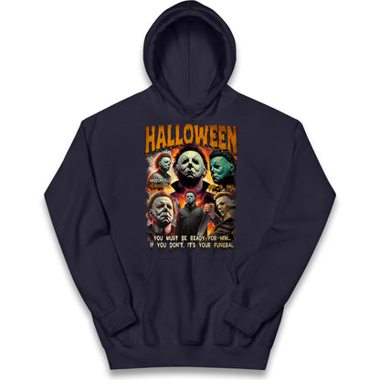 Michael Myers Horror Halloween Bootleg Kids Hoodie