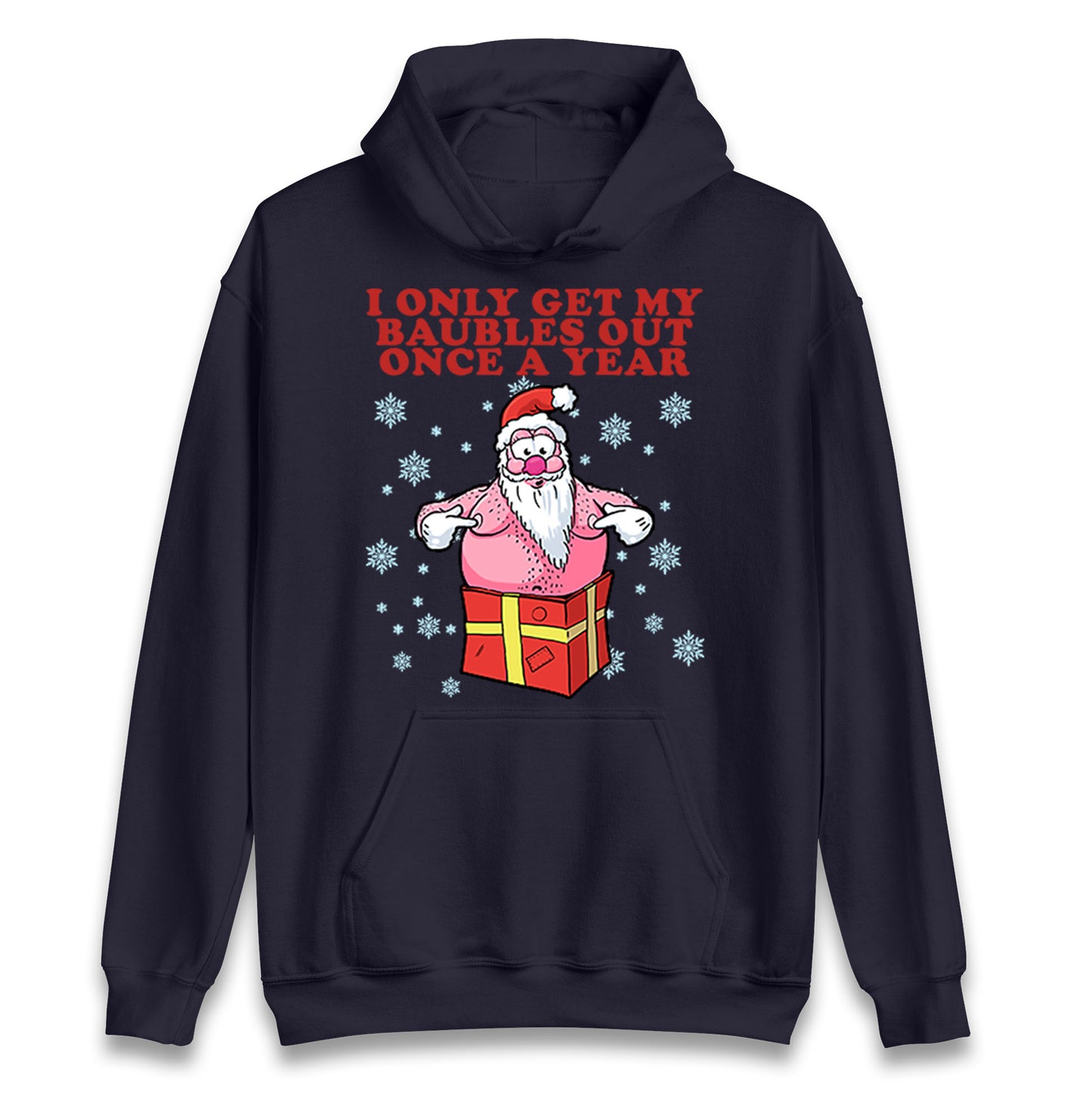 Fat Santa Christmas Funny Hoodie