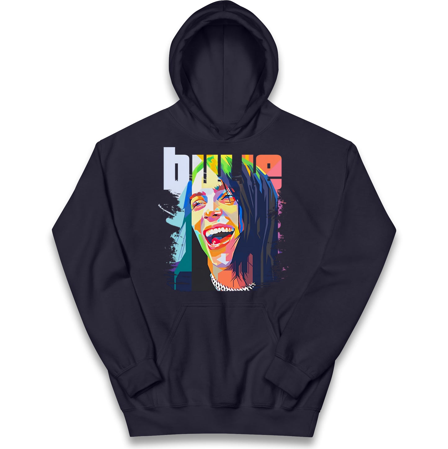 Billie Eilish Painting Kids Hoodie
