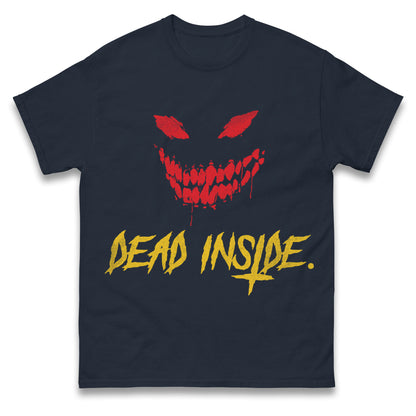 Horror Face Dead Inside Halloween t shirt
