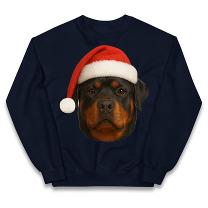Rottweiler Christmas Kids Jumper