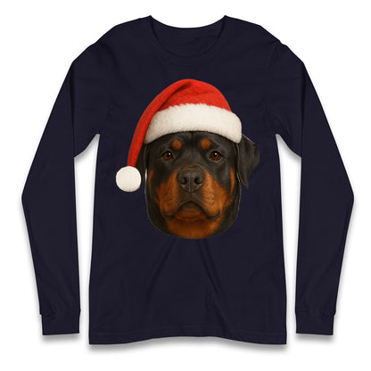 Rottweiler Christmas Longsleeve T Shirt 