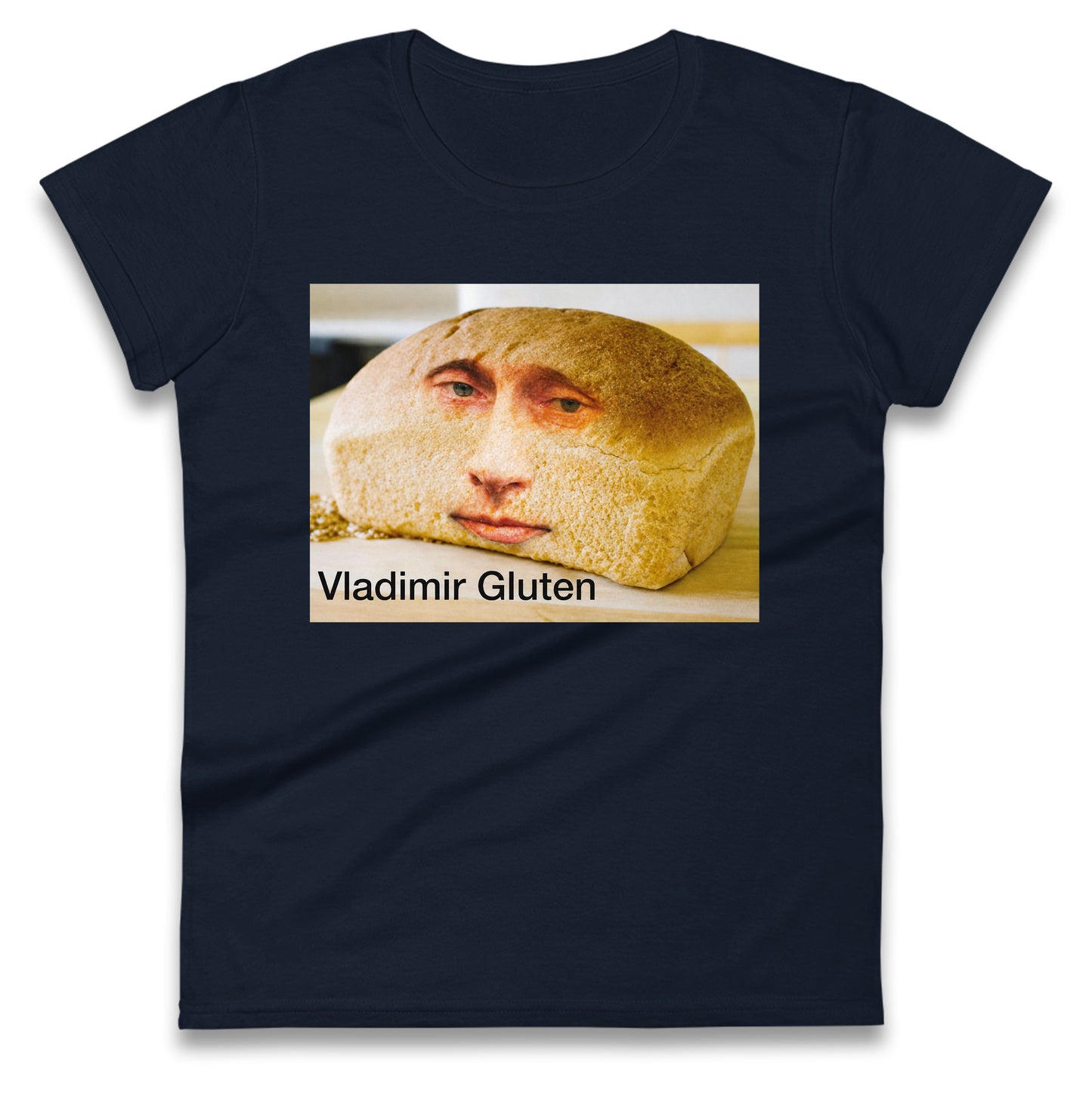 Vladimir Gluten Meme Inappropriate Gluten Tolerant Ladies T Shirt 