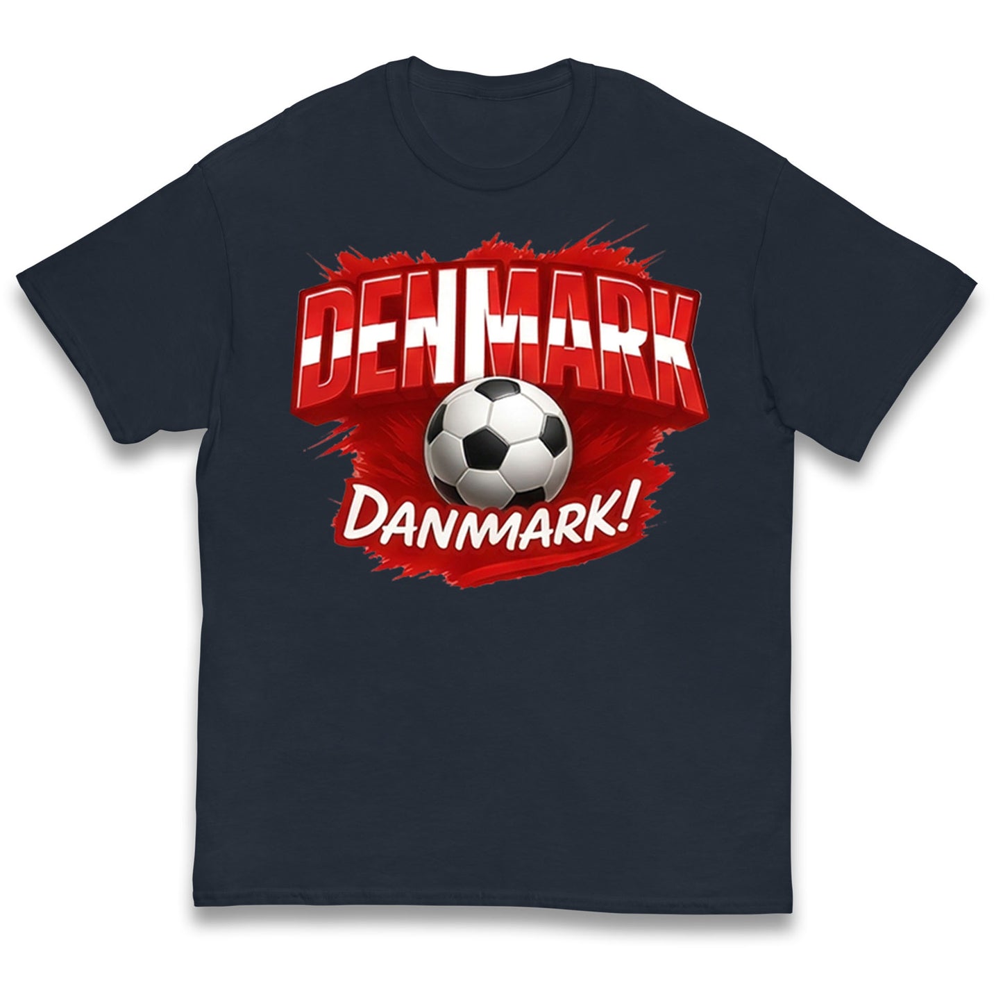Denmark Retro World Cup Kids T Shirt