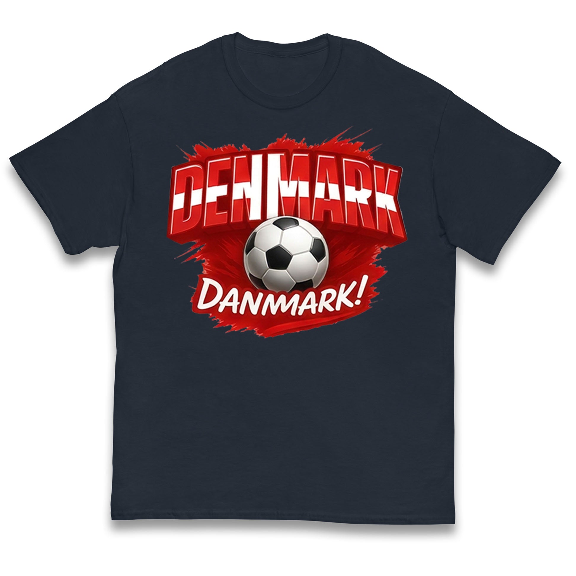 Denmark Retro World Cup Kids T Shirt
