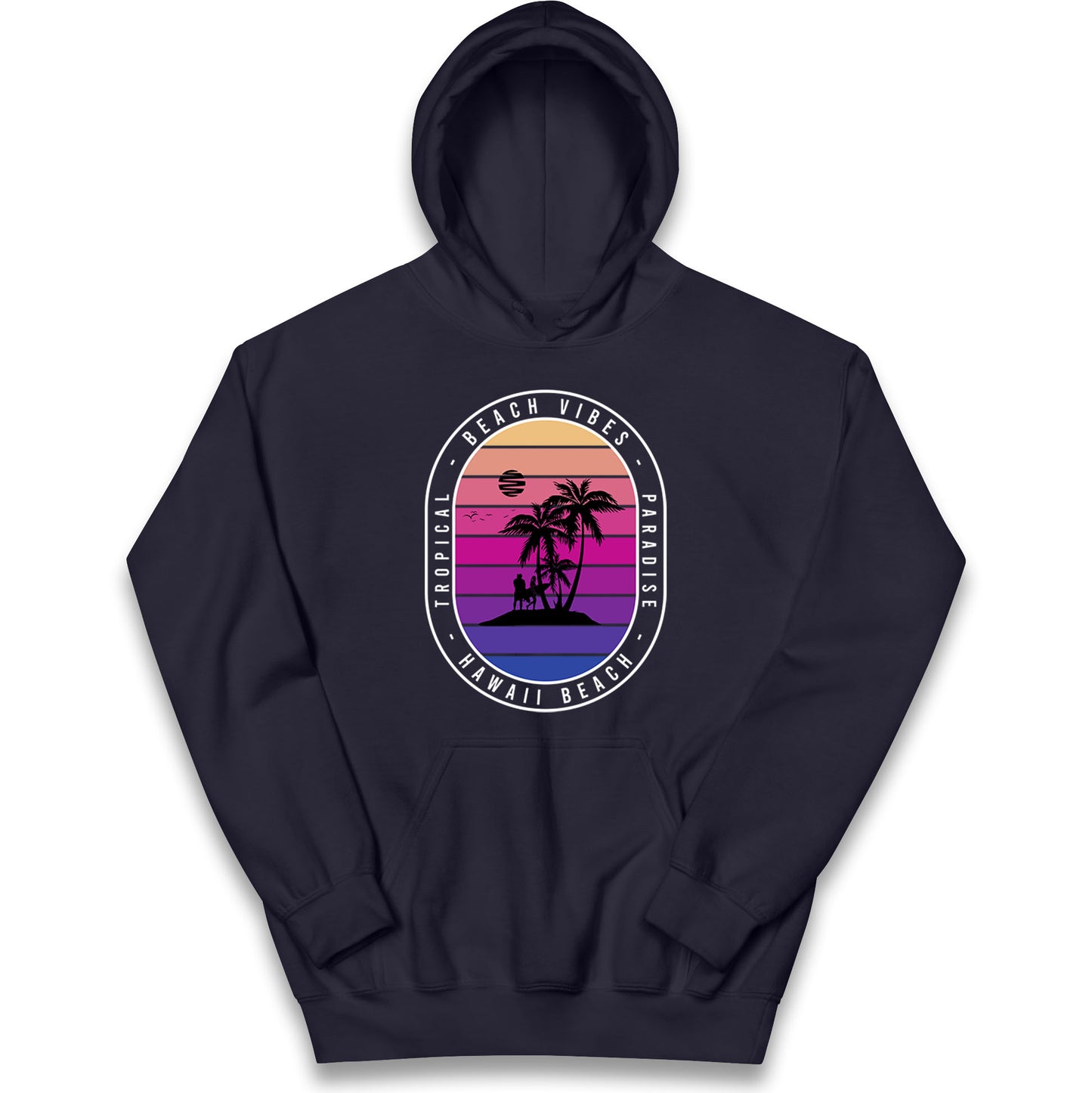 Hawaii Beach Kids Hoodie