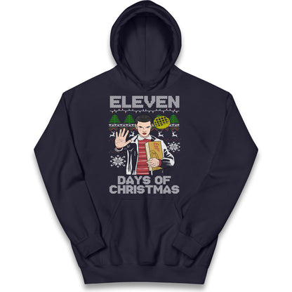 Eleven Christmas Kids Hoodie